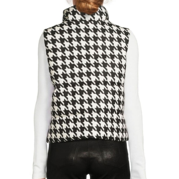 Houndstooth Puffer Vest - Picture 2 of 2